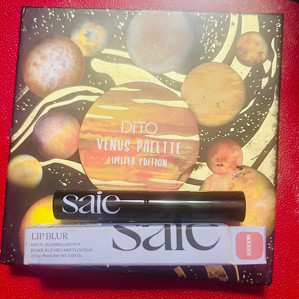 SAIE Lip Matte Blur Lipstick in Shade: Modern & DITO Venus Palette Set, DUO! NIB